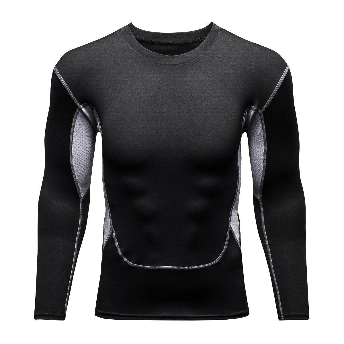 Men's Sports Quick-drying Long sleeve Workout Fitness T-shirt top - www.Shopthatapp.com