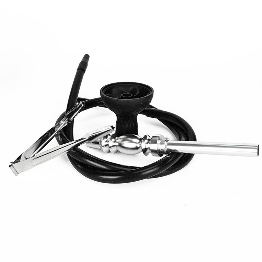 Acrylic round pot hookah set - www.Shopthatapp.com