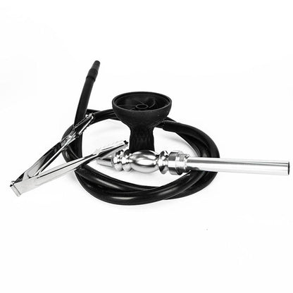 Acrylic round pot hookah set - www.Shopthatapp.com