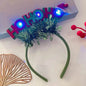 Christmas With Light Headband Snowflake Women's - www.Shopthatapp.com