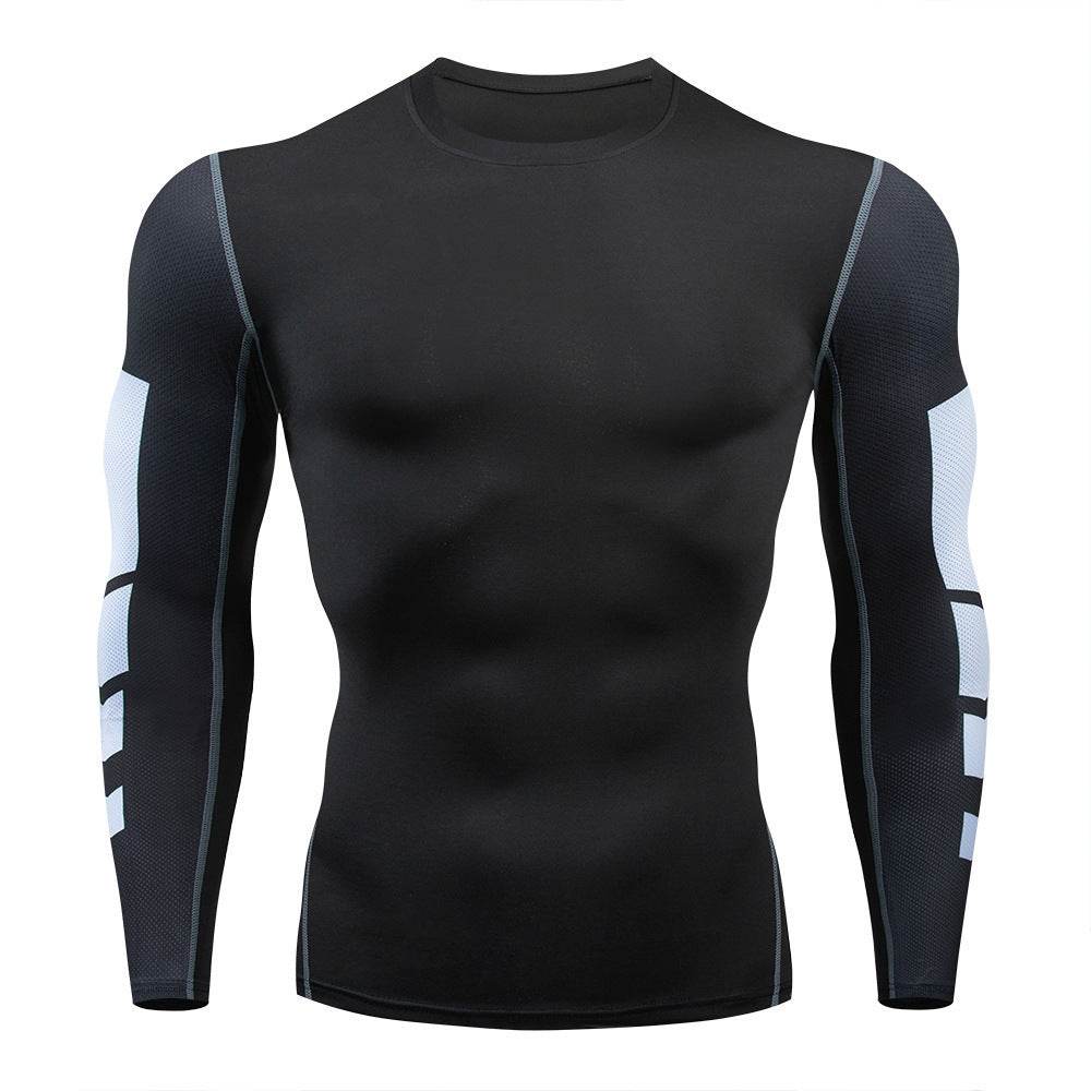 Men's Sports Quick-drying Long sleeve Workout Fitness T-shirt top - www.Shopthatapp.com