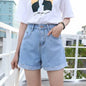 High Waisted Smoked Gray Denim Shorts For Women - www.Shopthatapp.com