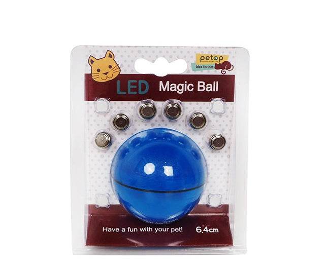 LED Laser Electronic Rolling Pet Funny Cat Toy Ball - www.Shopthatapp.com