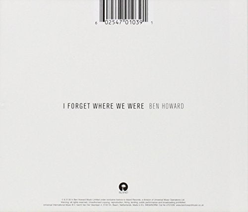 Ben Howard / I Forget Where We Were - CD (Used) - www.Shopthatapp.com