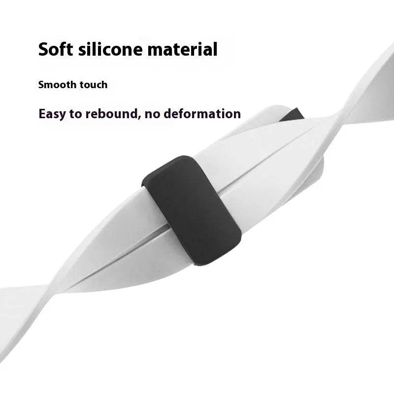 Applicable Watt4 Strap Silicone Magnetic Folding Buckle Watch Band - www.Shopthatapp.com