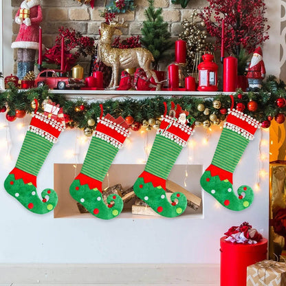Fashion Simple Christmas Stockings Christmas Elf Decoration - www.Shopthatapp.com