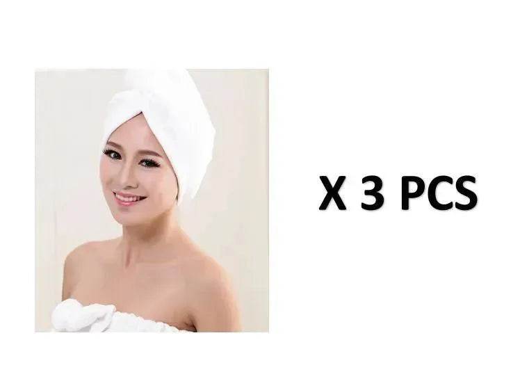 Women's Microfiber Hair Dryer Cap Absorbent Hair Towel. - www.Shopthatapp.com