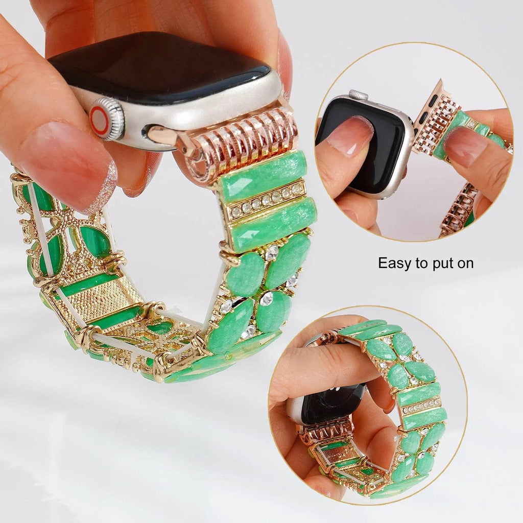 Strap Green Jewelry Watch Band Bracelet women - www.Shopthatapp.com