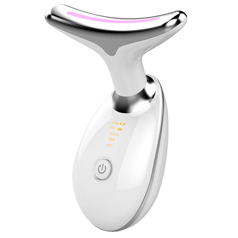LED neck beauty device - Photon Therapy Neck Beauty Anti Wrinkle Machine EMS Tighten Massager - www.Shopthatapp.com