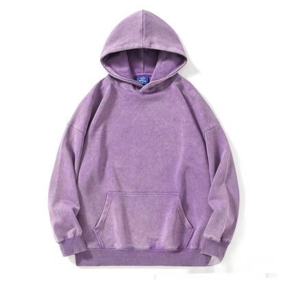 Unisex Teen Waxed Washed Distressed Hoodie Sweatshirt Pullover top - www.Shopthatapp.com