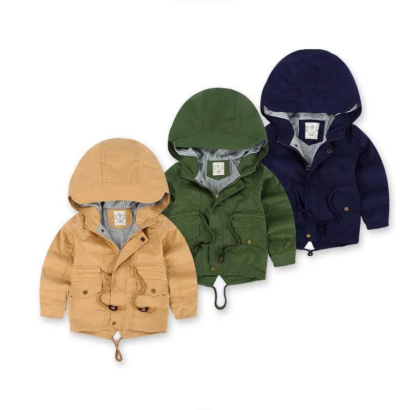 Children Cashmere Hoodie Windproof Winter jacket kids - www.Shopthatapp.com