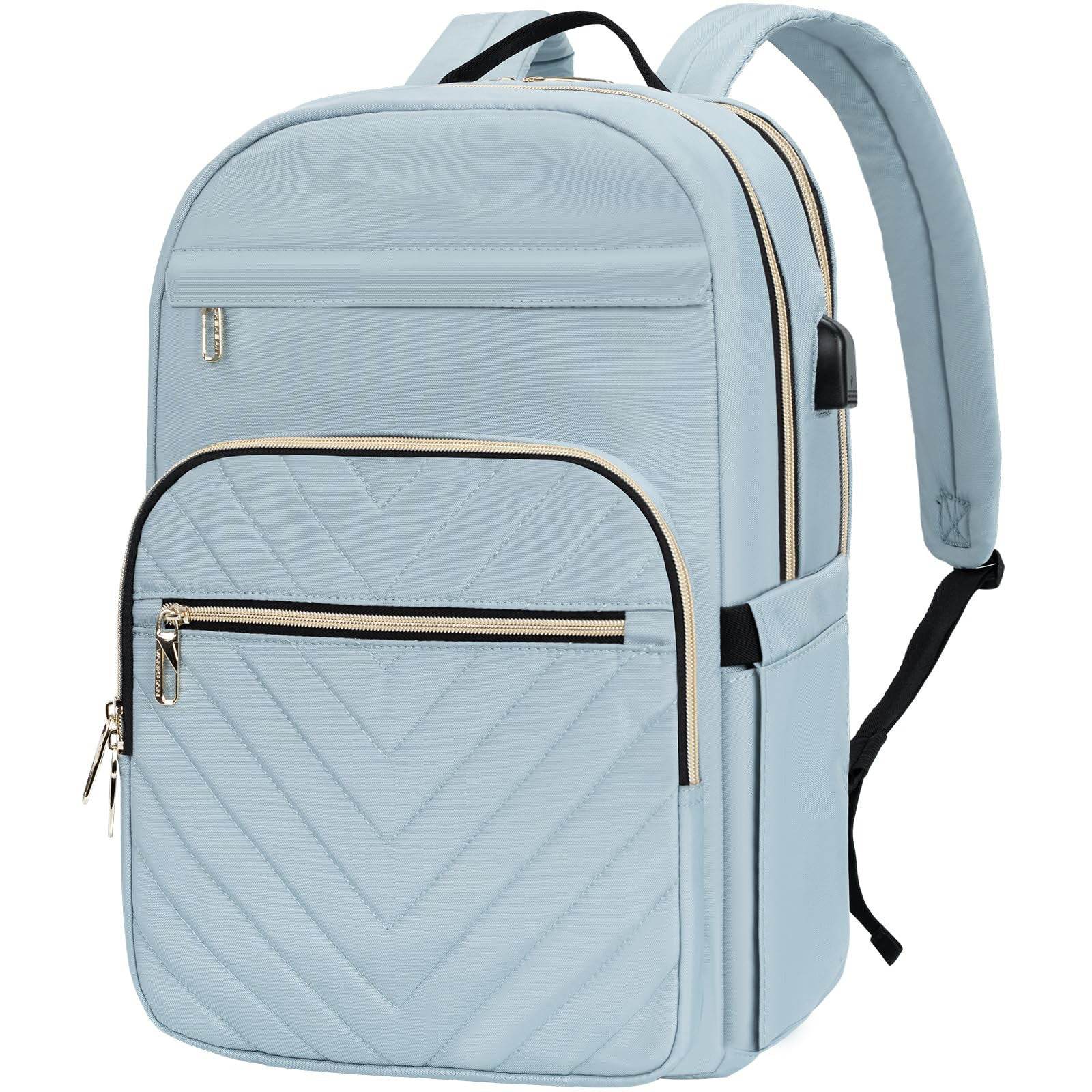 Plain Large Capacity College and High School Backpack - www.Shopthatapp.com