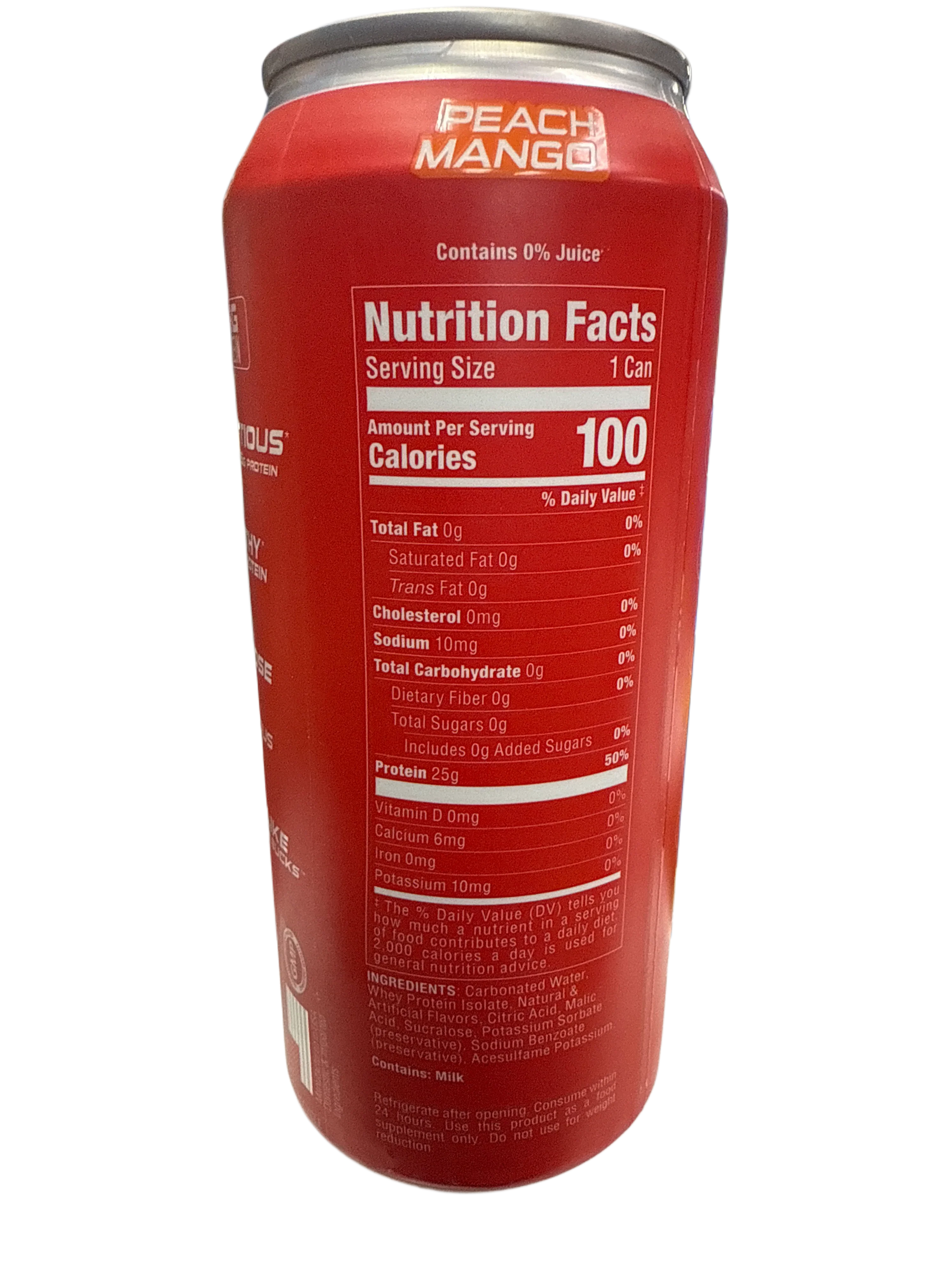 Bucked Up Lightly Carbonated Protein Peach Mango Flavoured 473ML - U.S Edition - www.Shopthatapp.com