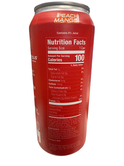 Bucked Up Lightly Carbonated Protein Peach Mango Flavoured 473ML - U.S Edition - www.Shopthatapp.com