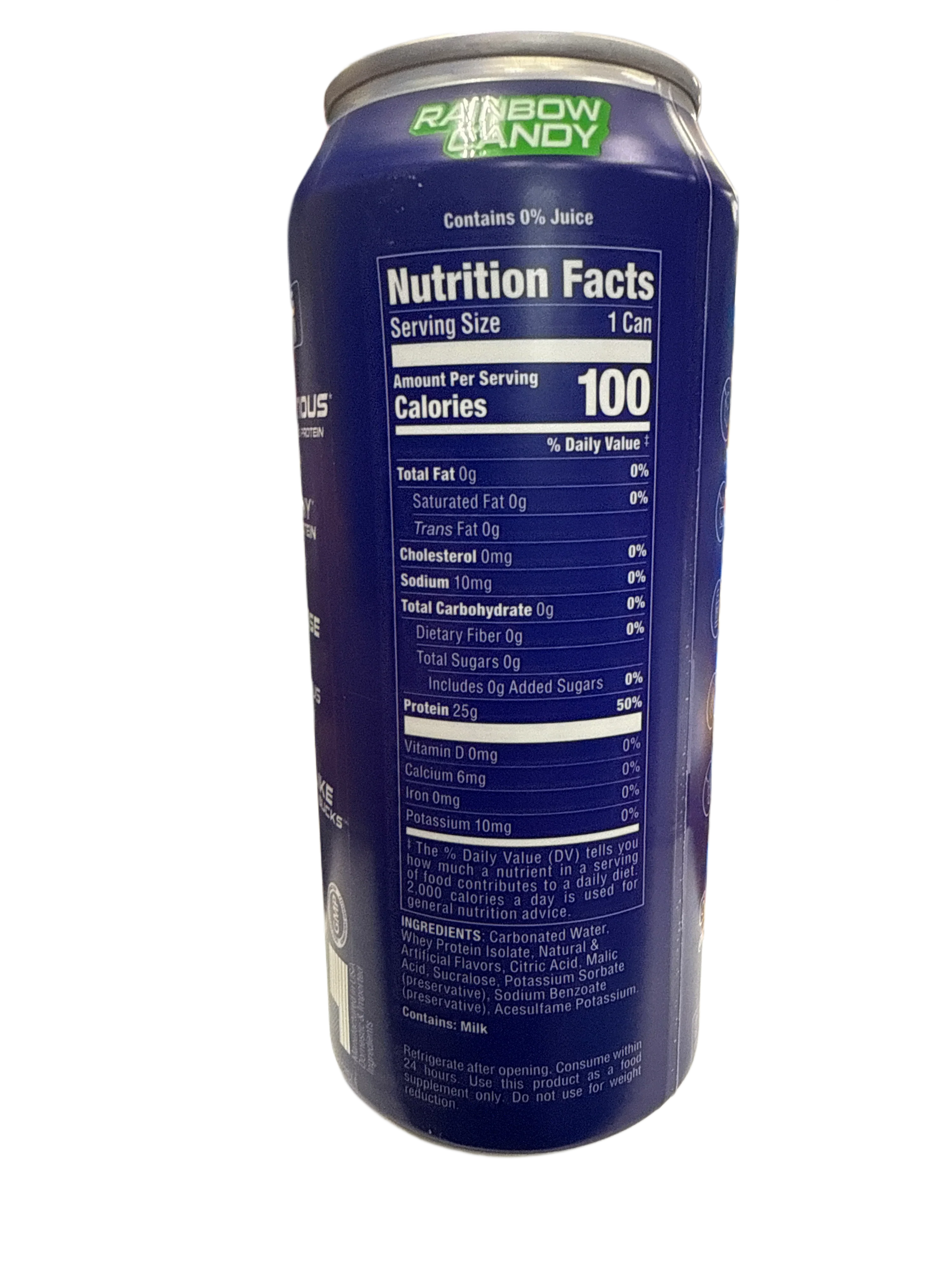 Bucked Up Lightly Carbonated Protein Rainbow Candy Flavoured 473ML - U.S Edition - www.Shopthatapp.com