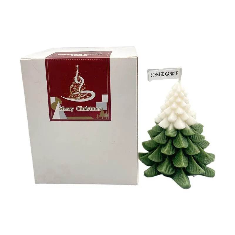 Christmas Tree Silicone Molds For DIY Christmas Creative Atmosphere Decoration Handmade Fragrant Candles - www.Shopthatapp.com