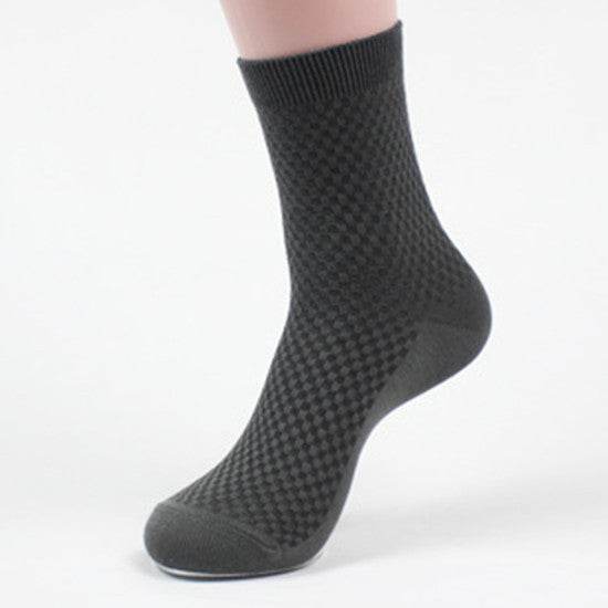 Socks men's new bamboo fiber men's business socks - www.Shopthatapp.com
