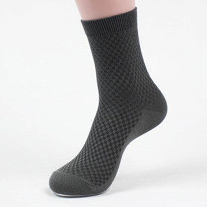 Socks men's new bamboo fiber men's business socks - www.Shopthatapp.com