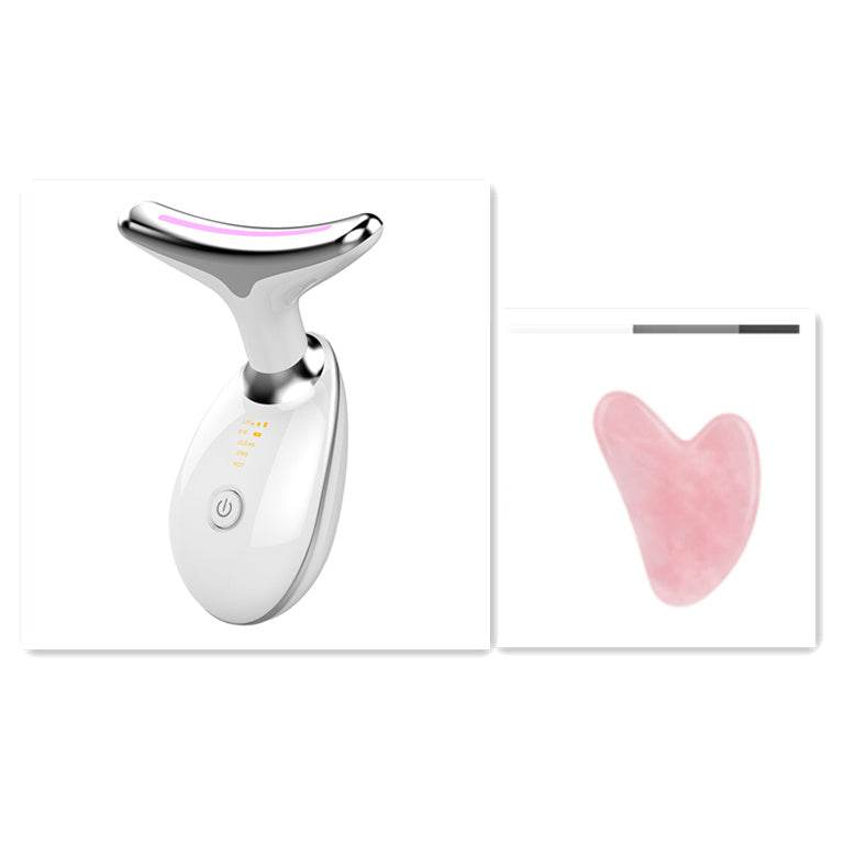 LED neck beauty device - Photon Therapy Neck Beauty Anti Wrinkle Machine EMS Tighten Massager - www.Shopthatapp.com