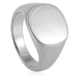 European And American Style Minimalist Titanium Steel Smooth Seal Ring for Men and Women - www.Shopthatapp.com