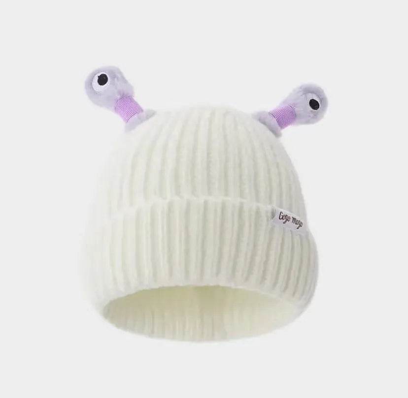 New Cute Luminous Fall Winter Warm Ear Protection Wool Cartoon All-matching Knitted Beanie Hat - www.Shopthatapp.com