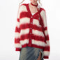 Lady in Red Winter  Christmas Plush Cardigan - www.Shopthatapp.com