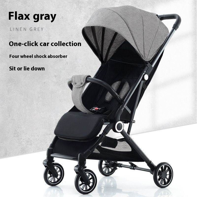 Pull Rod Type Summer Ultra-light Stroller Four Minus - www.Shopthatapp.com