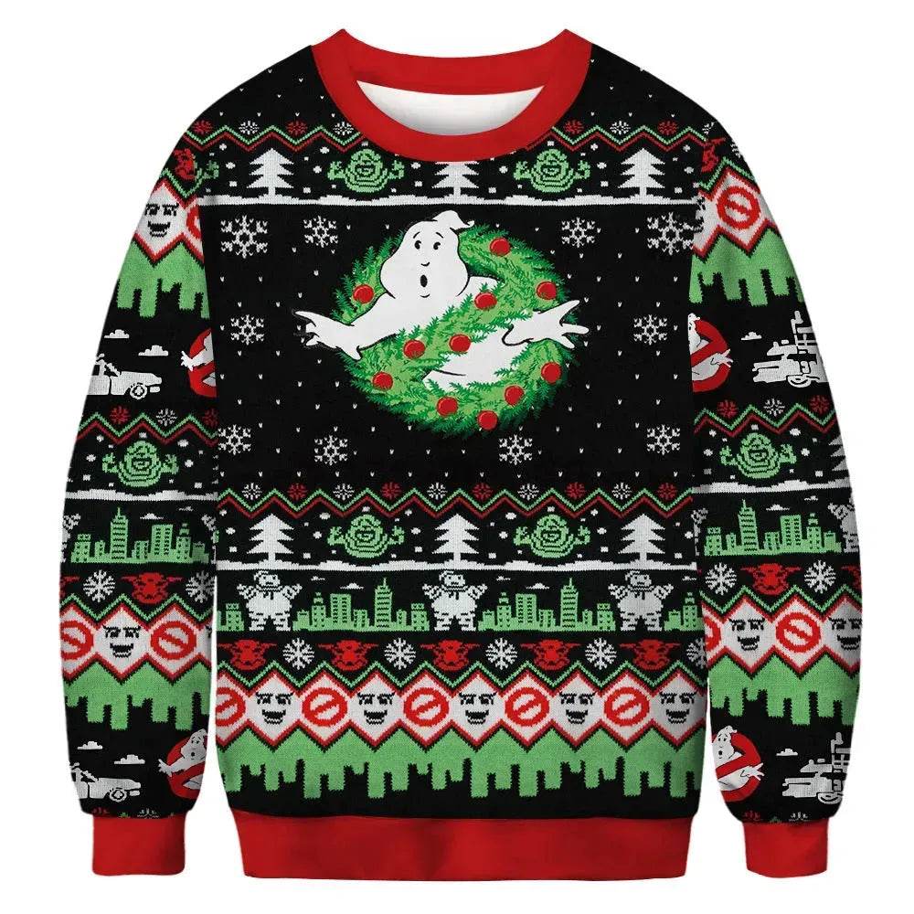 Ugly Funny Christmas print Knit Couple sweater - www.Shopthatapp.com