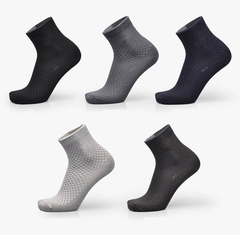 Socks men's new bamboo fiber men's business socks - www.Shopthatapp.com
