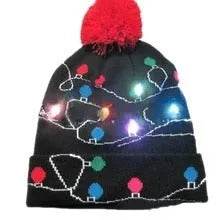 LED Light Christmas  Beanies - www.Shopthatapp.com
