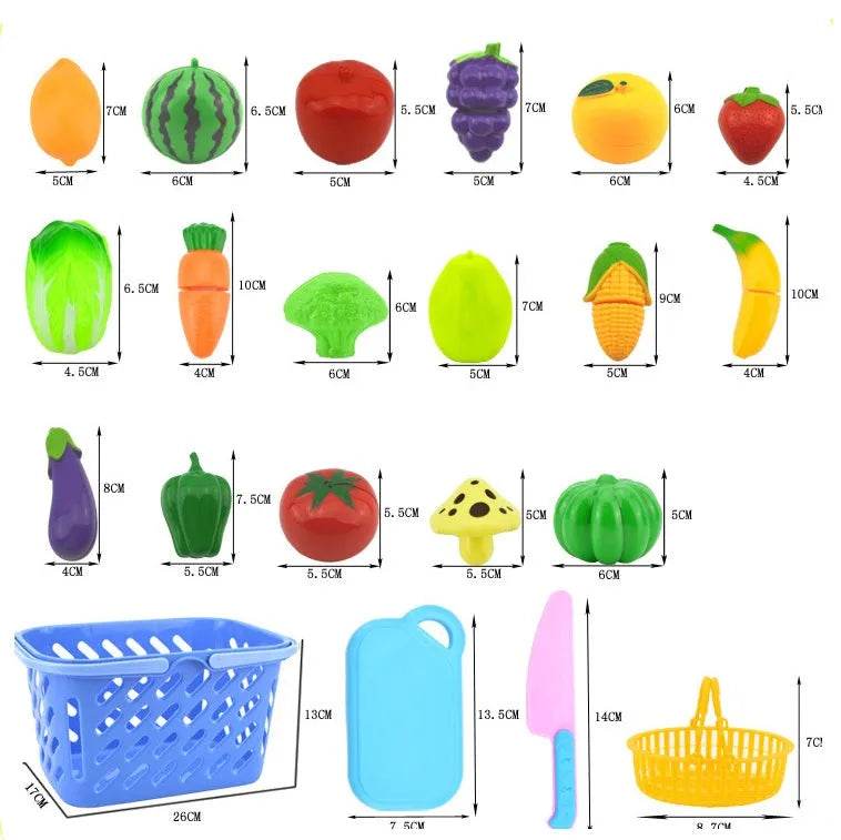 Children's kitchen fruit  toy set - www.Shopthatapp.com