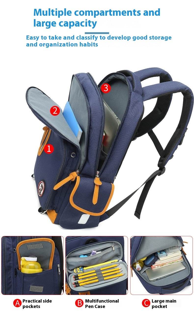 Primary School Large Capacity Backpack for School - www.Shopthatapp.com