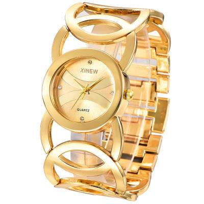 Stainless steel bracelet watch for ladies - www.Shopthatapp.com