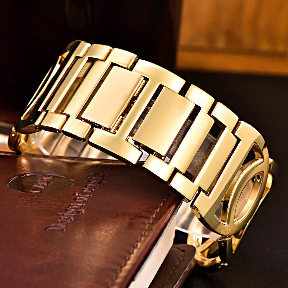 Stainless steel bracelet watch for ladies - www.Shopthatapp.com