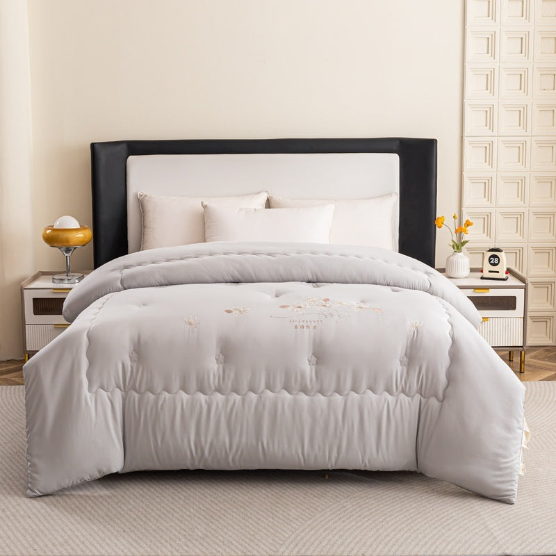 Comfortable Soybean Cellucotton Single Double Duvet Airable Cover Lunch Break Spring Summer Thin Quilt Duvet Insert - www.Shopthatapp.com