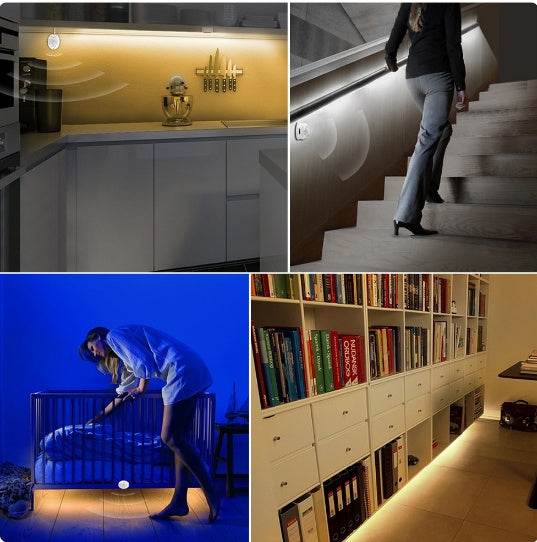 intelligent LED Motion sensor Strip light - www.Shopthatapp.com