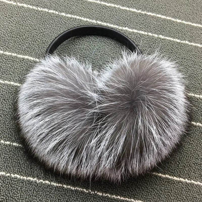 Warm Whole Skin Fox Earmuff Earmuffs Female - www.Shopthatapp.com