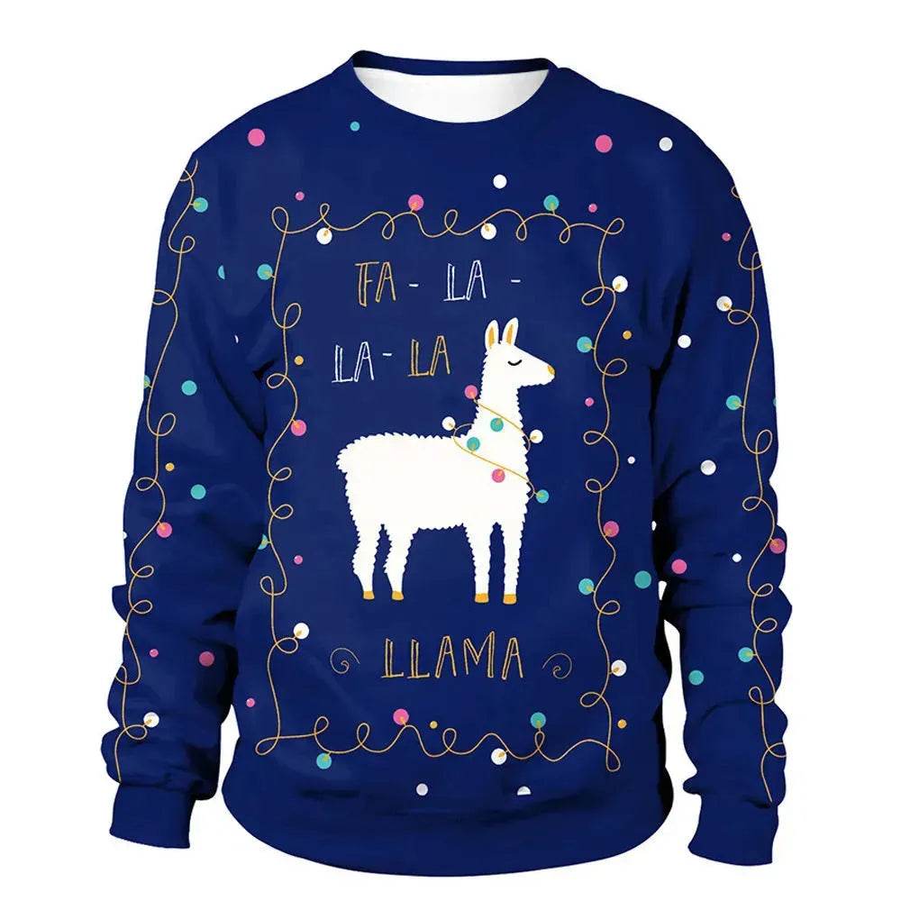 Christmas Element Men's And Women's Round Neck Sweater - www.Shopthatapp.com