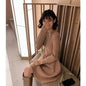 Autumn Winter Knitted Slim Fit Round neck Mini Flared Sweater dress - www.Shopthatapp.com