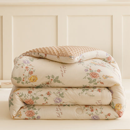 Beanie Velvet Quilt Soybean Fiber Duvet Insert Autumn And Winter - www.Shopthatapp.com