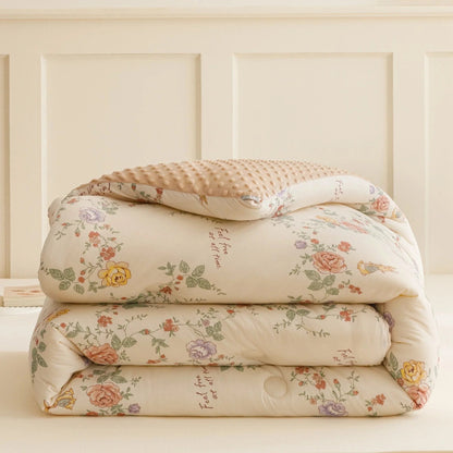 Beanie Velvet Quilt Soybean Fiber Duvet Insert Autumn And Winter - www.Shopthatapp.com