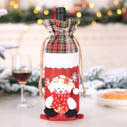 Christmas Decorations Christmas Wine Bottle Socks - www.Shopthatapp.com