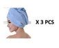 Women's Microfiber Hair Dryer Cap Absorbent Hair Towel.