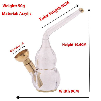 Clamshell Packaging Portable Water Filter Tobacco Pot Dual-purpose Hookah Pipe - www.Shopthatapp.com
