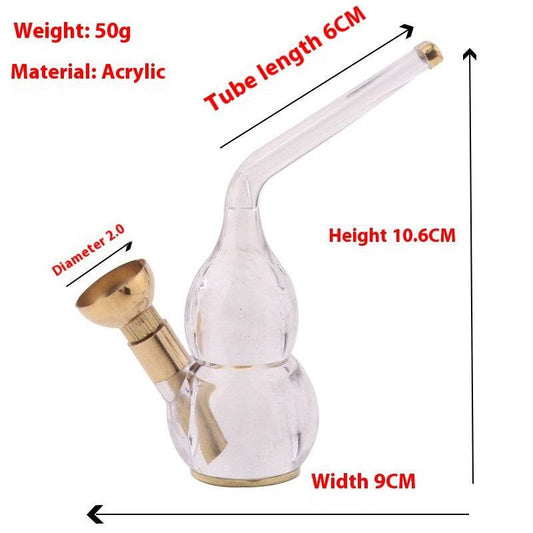 Clamshell Packaging Portable Water Filter Tobacco Pot Dual-purpose Hookah Pipe - www.Shopthatapp.com