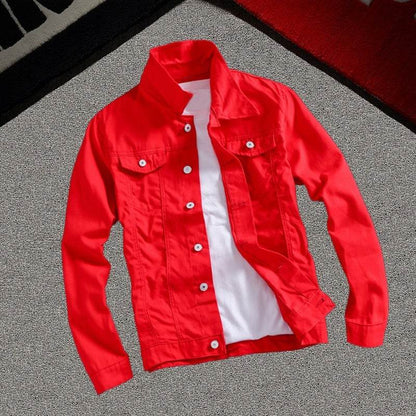 Denim jacket men Jeans - www.Shopthatapp.com