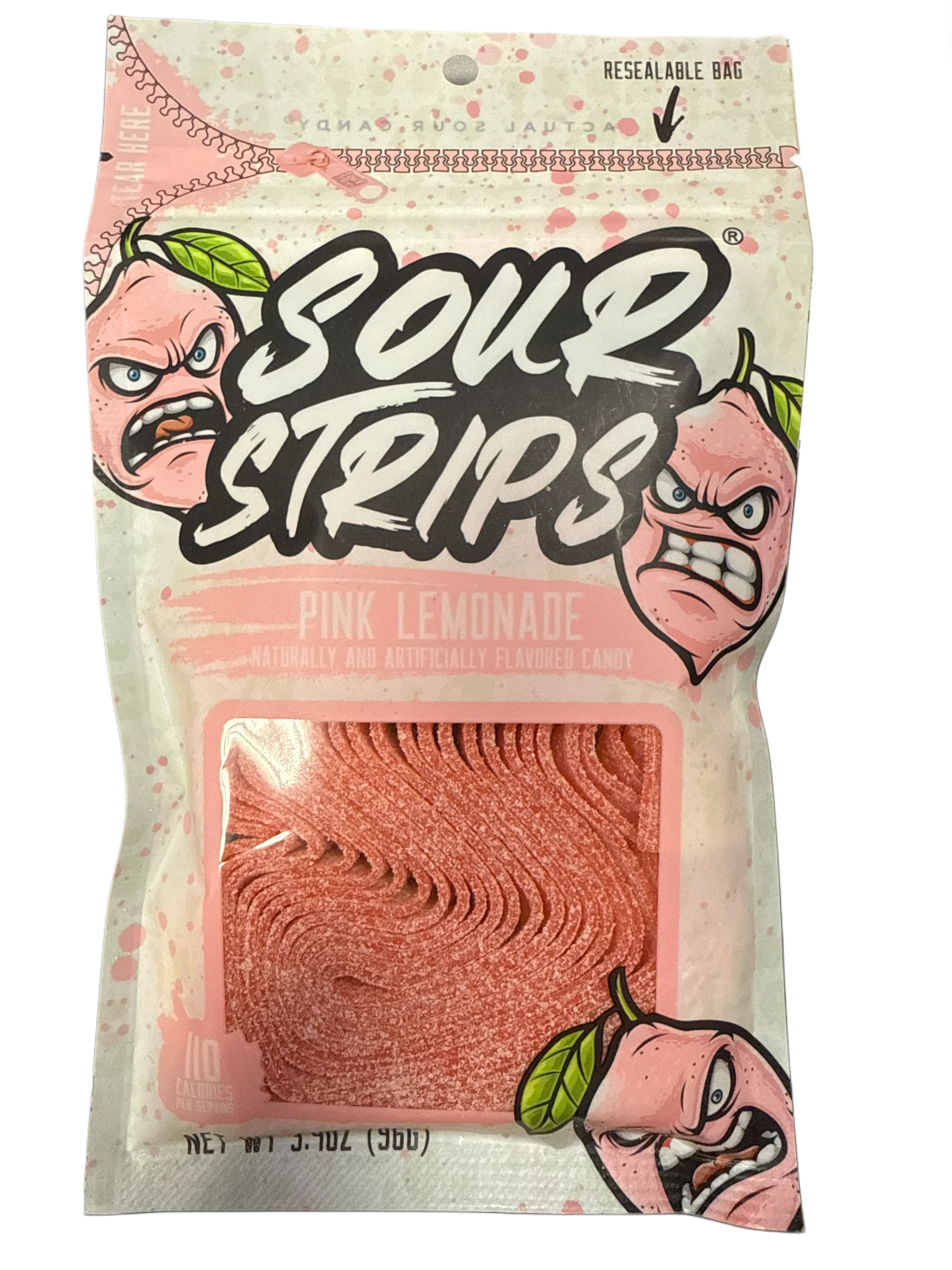Sour Strips Pink Lemonade 3.4OZ - U.S Edition - www.Shopthatapp.com