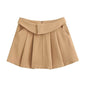 European And American Style College Style High Waist Mini Pleated Skirt - www.Shopthatapp.com