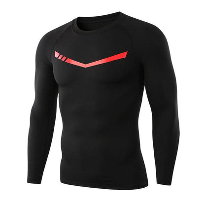 Men's Sports Quick-drying Long sleeve Workout Fitness T-shirt top - www.Shopthatapp.com
