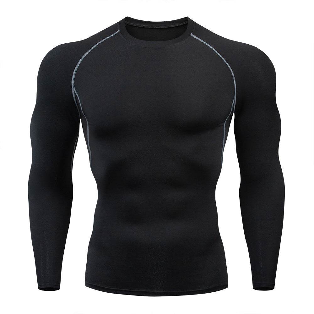 Men's Sports Quick-drying Long sleeve Workout Fitness T-shirt top - www.Shopthatapp.com